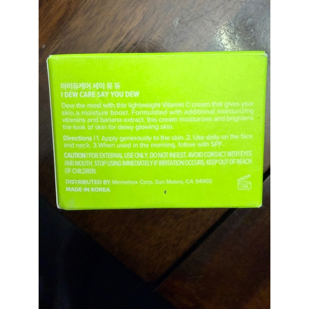 I Dew‎ Care Say You Dew Vitamin C Moisturizer Brightening Cream 50ml New